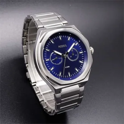FOSSIL Evanston Multifunction Stainless Steel Watch